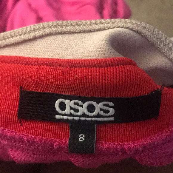 ASOS Colour Block Jersey midi dress size 8 - Picture 5 of 5